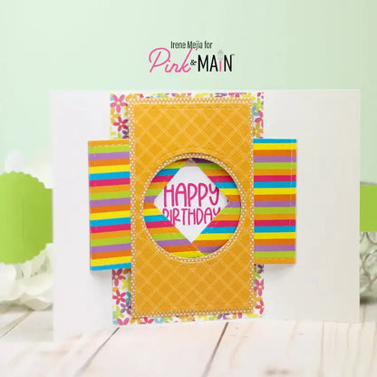Happy Father's Day Layered Flowers Pop Up CardShut Metal Cutting Dies for DIY Making Card Scrapbook Embossed Paper Album Craft