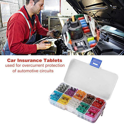 50/100pcs Automotive Fuses Fuses Automotive Fuses 2A/3A/5A/7.5A/10A/15A/20A/25A/30A/35A Amp Automotive Repair Tools