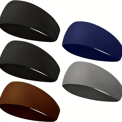 2pcs Sport Anti Sweat Hairband Running Fitness Forehead Protector Spring Summer Outdoor Headband