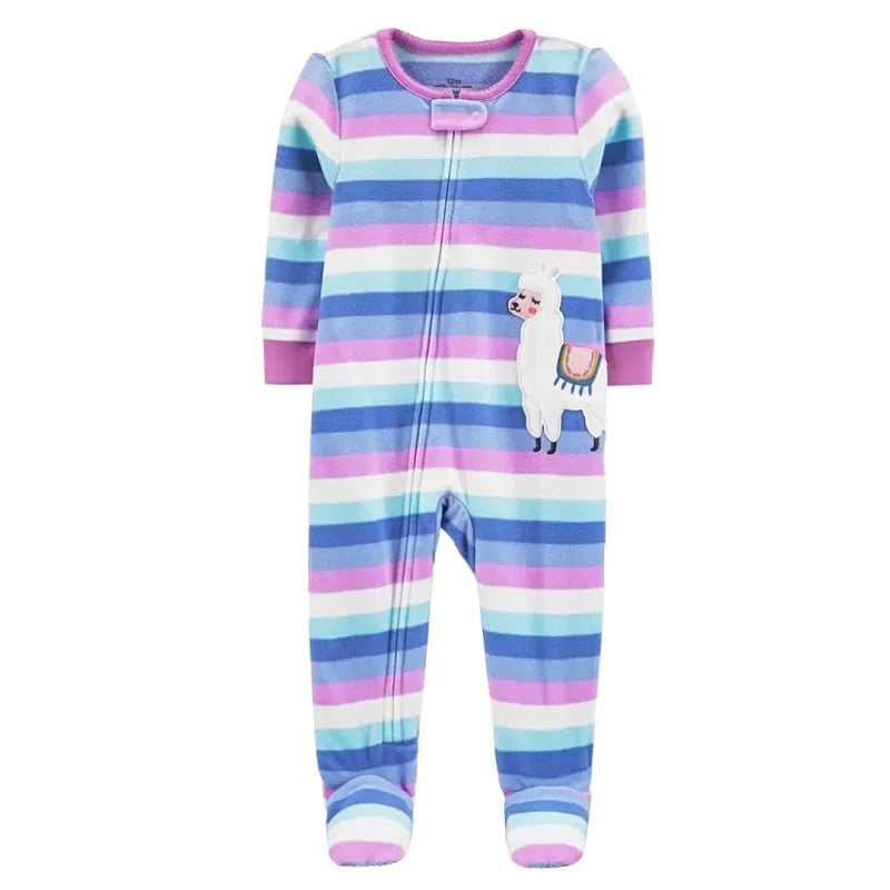 Newborn Infant Baby Boy Girl Romper Spring Autumn Polar Fleece Long-Sleeve Jumpsuit Warm Toddler Baby Clothes For a 0-12 Months