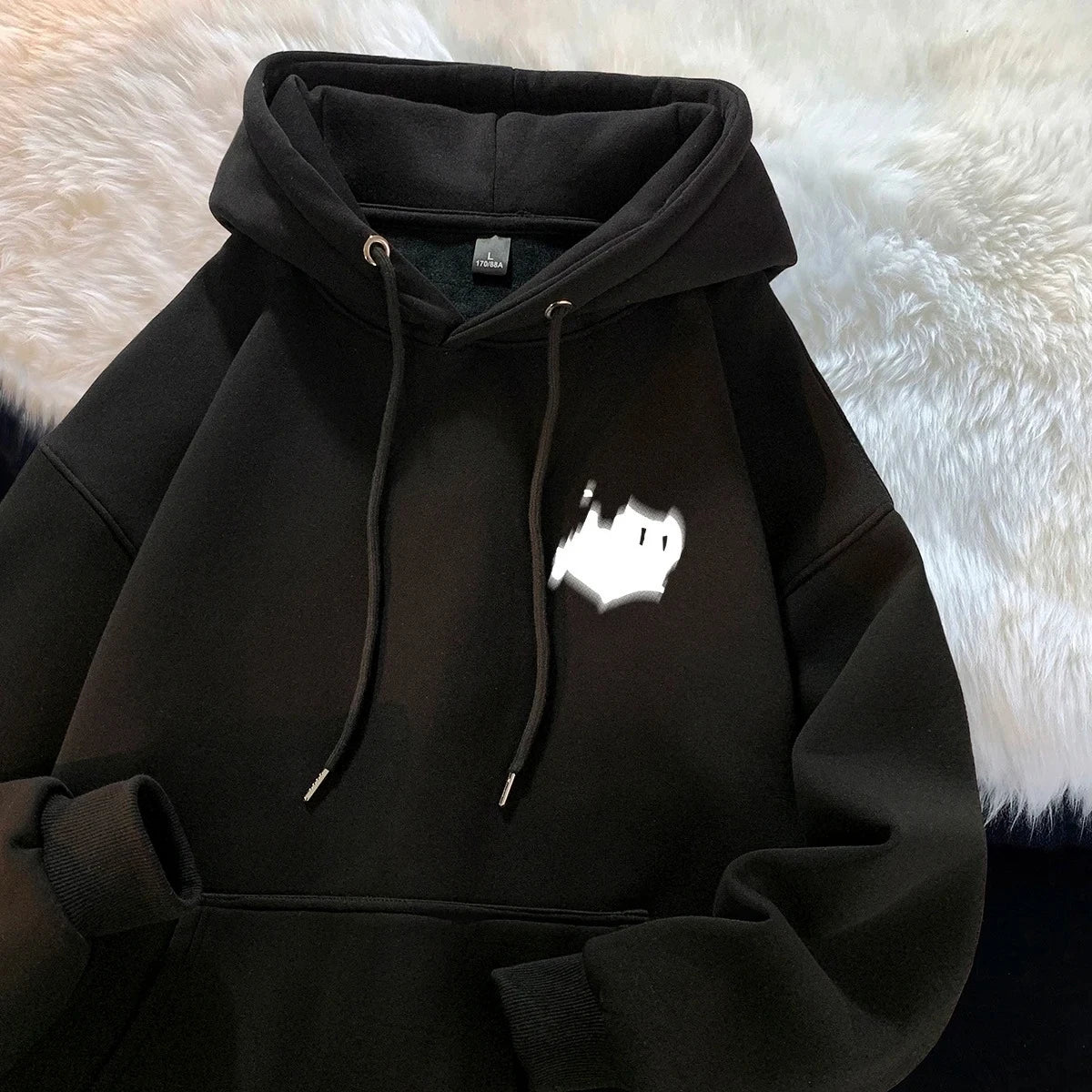 Anime Print American Streetwear Hoodie