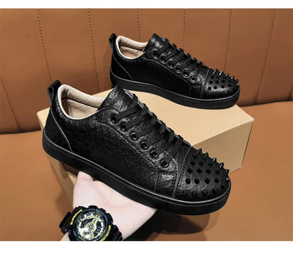 Comfortable Breathable Studded Sneakers for Men Women Casual Sports Shoes Fashion Lightweight Walking Shoes