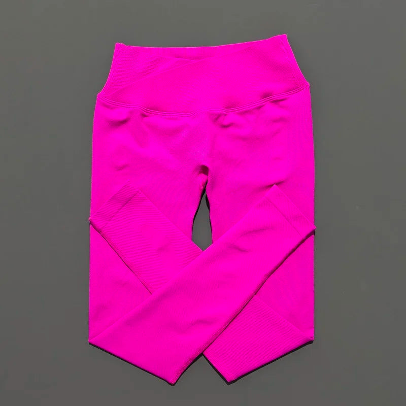 Women Sports Leggings Seamless Yoga Butt Lifting Workout Tights Gym Running Exercise Tights Fitness Workout Sports Leggings