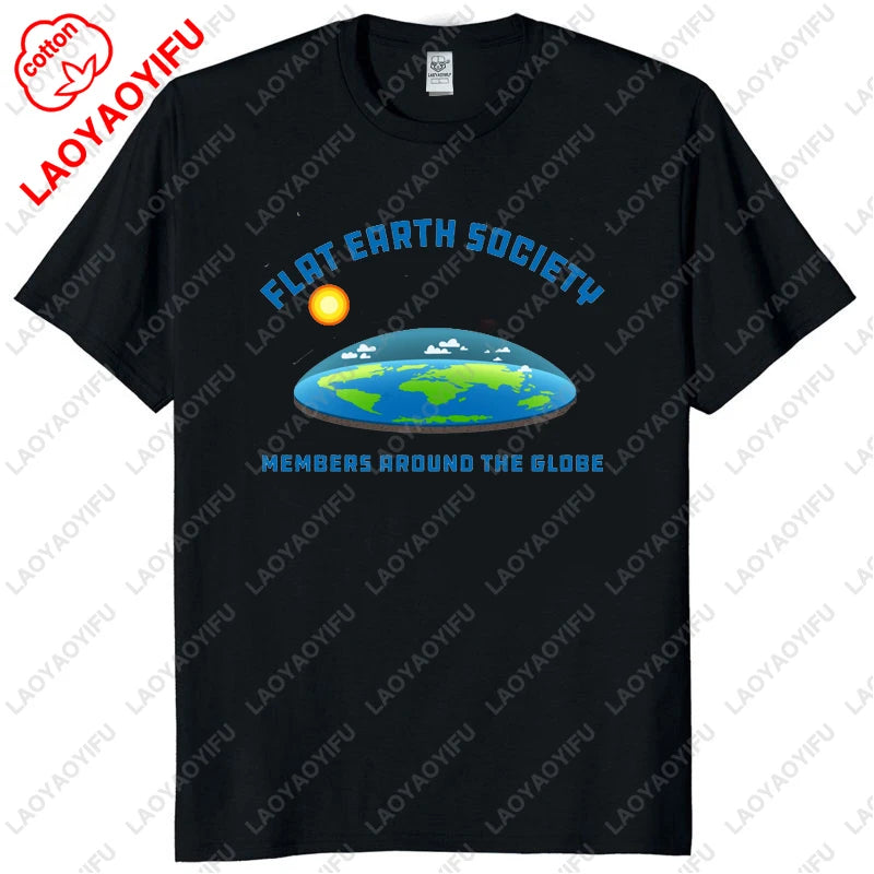 Funny Flat Earth Astronaut Well That Sucks T-Shirt Retro Male T Shirts Summer Breathable Outdoors Woman Man Graphic T Shirts