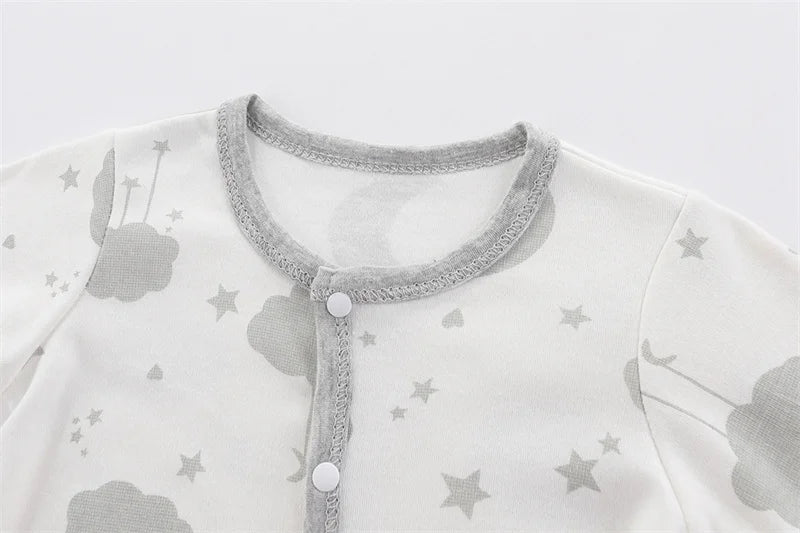 Newborn Unisex Romper Bodysuit – Soft Cotton, 0-9 Months