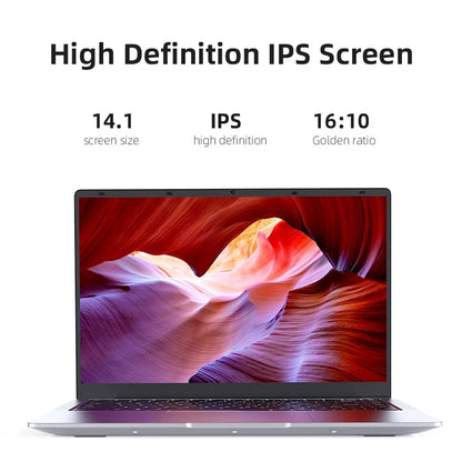 Xiaman 2026 Laptop Computer Windows 11 Intel Atom A3950 Notebook PC 12GB RAM 512GB 1TB 2TB SSD 1080P Office Study Computer PC