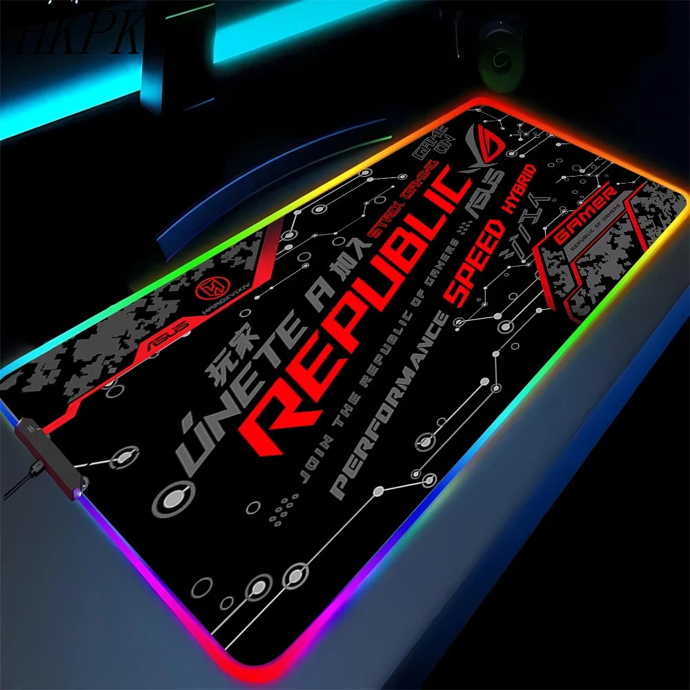 Black Mouse Pad, Gaming Mouse Pad, Anime Gaming Pad, Gaming Rug, Computer XXL Cute Mouse Pad, Large Gaming Keyboard Rug.