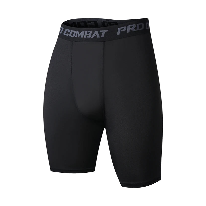 2023 New Crossfit Compression Gym Shorts Men Quick-drying Workout Fitness Leggings Shorts Running Bottom Sports Tights for Men