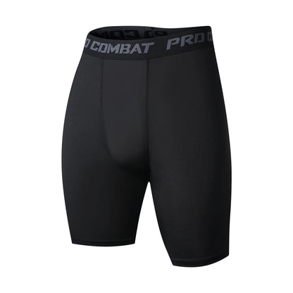 2023 New Crossfit Compression Gym Shorts Men Quick-drying Workout Fitness Leggings Shorts Running Bottom Sports Tights for Men
