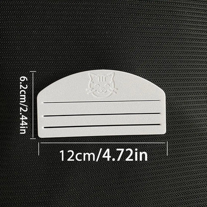 Cat Food Pouch Squeezer 3D Printed Wet Treat Dispenser Liquid Snack Scraper for Sauce Paste Packets Kitchen Home Pet Feeding