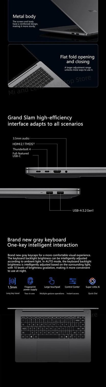 【Russia Stock】Xiaomi REDMI Book Pro 16 2026 Ultra5-338H/Ultra X7-358H 32GB+1TB 16" 3.2K 165Hz Screen