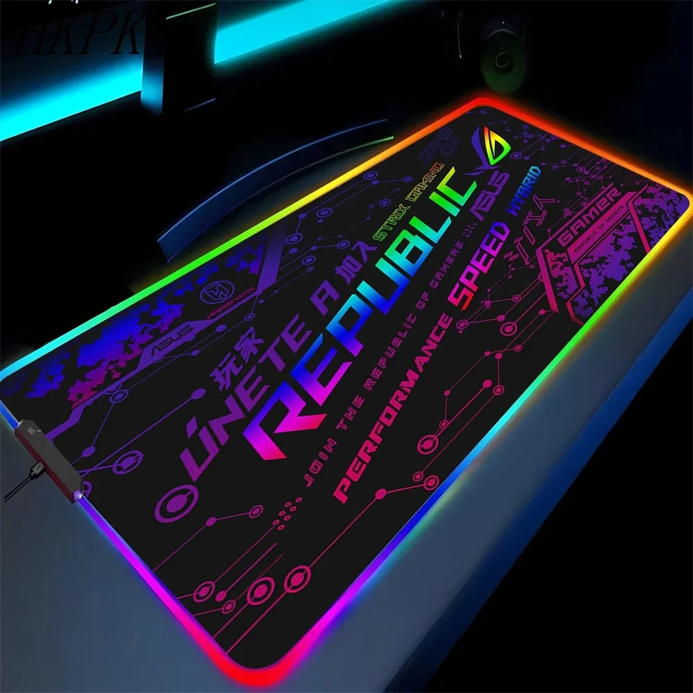 Black Mouse Pad, Gaming Mouse Pad, Anime Gaming Pad, Gaming Rug, Computer XXL Cute Mouse Pad, Large Gaming Keyboard Rug.