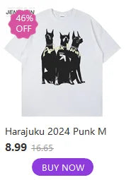 Hip Hop Streetwear Men Tshirt Oversized Short Sleeve Shadow Graphic Print Y2k Tops Tee Harajuku Gothic Aesthetic Clothing Cotton