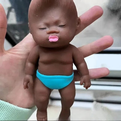 Decompression Black Doll Pinch Fun African Palm Small Doll Strange Interesting Funny Ugly Doll Ventilatory Toy Children's Toys