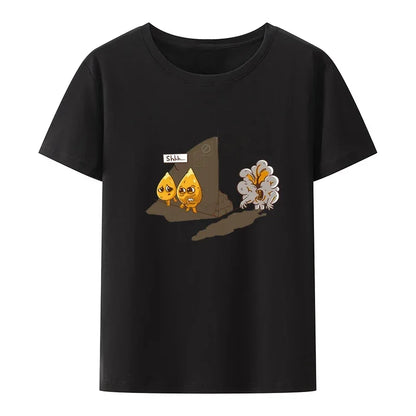 Funny The Last Sofas Print T-shirt Novelty Clothing Tops Leisure Style Camiseta Men Clothing Graphic T Shirts Harajuku Y2k