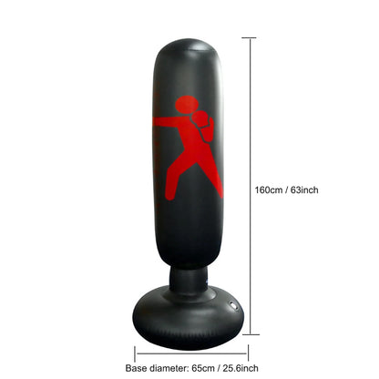 Inflatable Punching Boxing Bag Fitness Training Boxing Sack PVC Sports Fight Column  Kids Boxing Fight Pressure Sandbag