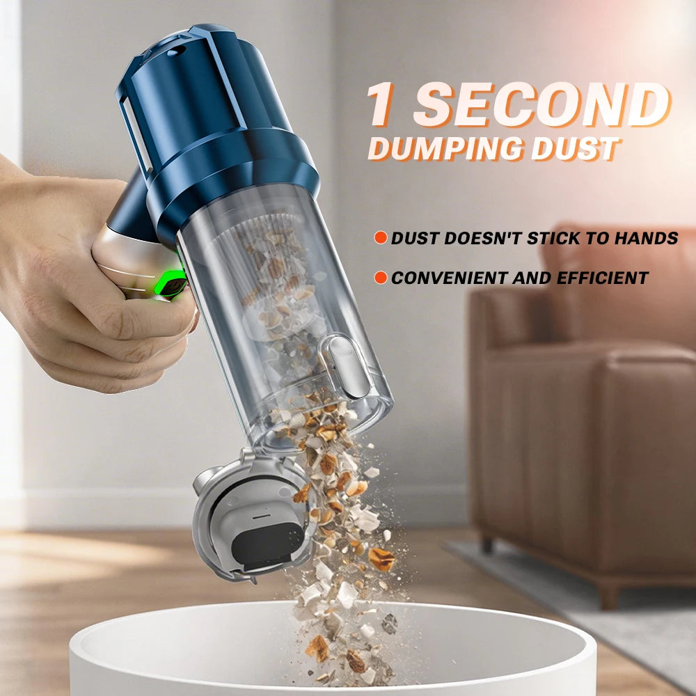 SZUK New Powerful Car Vacuum Cleaner Strong Suction Handheld Cleaning Machine Dust Blower Portable Mini Vacuum Cleaner for Cars