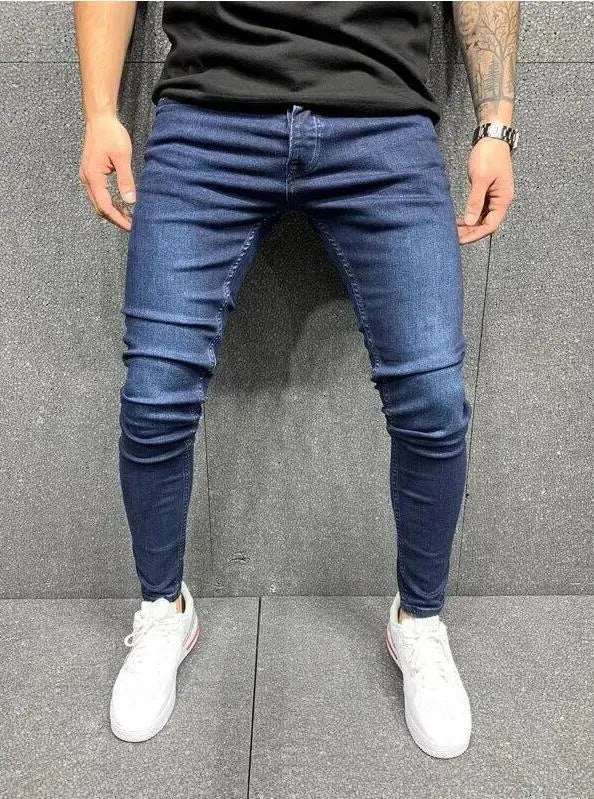 Stretch Slim Baggy Jeans