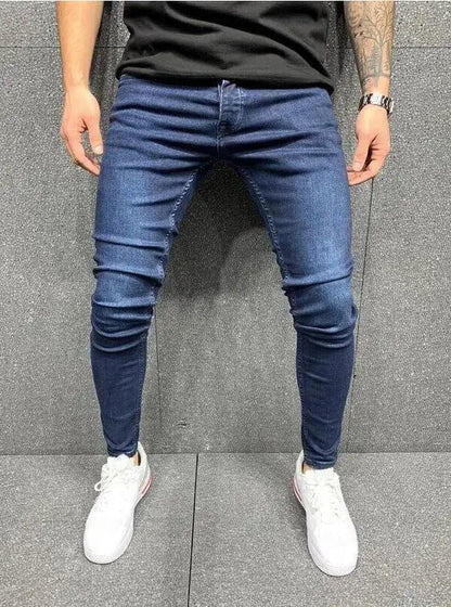 Stretch Slim Baggy Jeans
