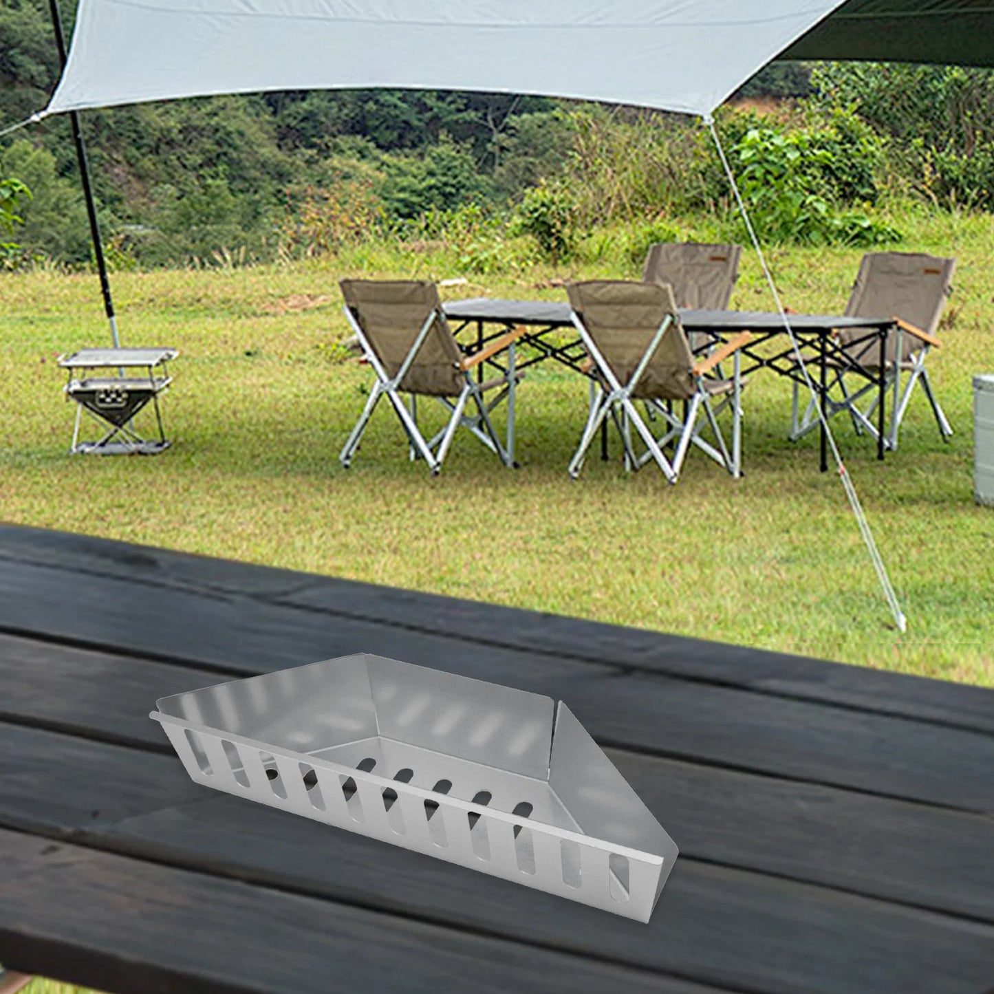 Cooking Outdoor Grilling Carbon Basket Carbon Basket Camping And Dining With Friends Carbon Basket Easy To Carry Easy To Clean