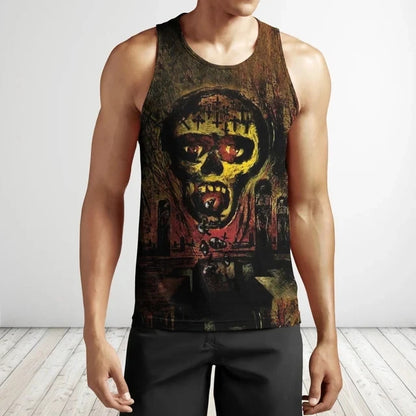 Slayer Rock Band 3D Print Tank Tops Men's Women Streetwear Hip Hop Oversized Fitness Gym Vest Sport Sleeveless Tops Men Clothing