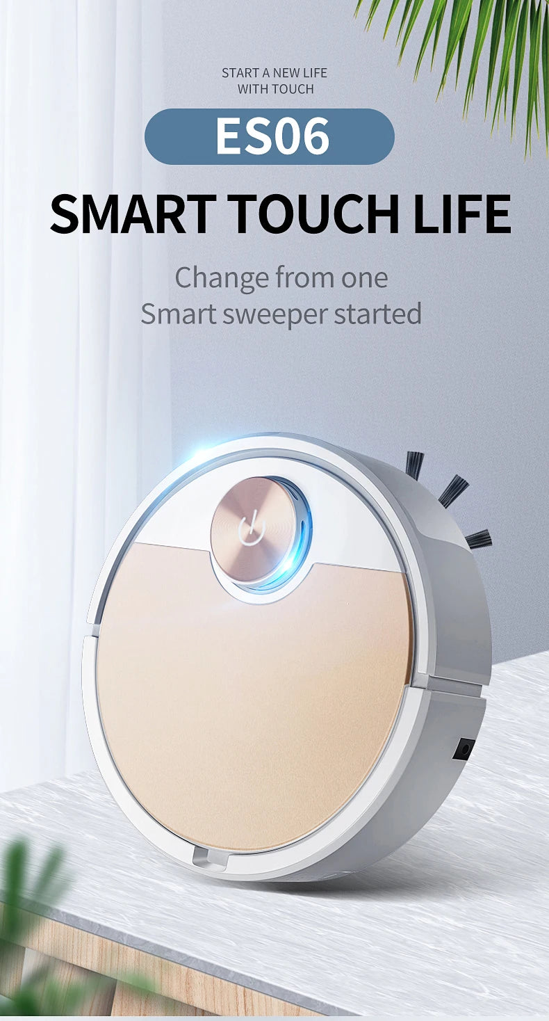 New ES06 APP Wireless Robot Smart Remote Control Vacuum Cleaner Cleaning Machine Sweeping Floor Mop For Home Vacuum Cleaner