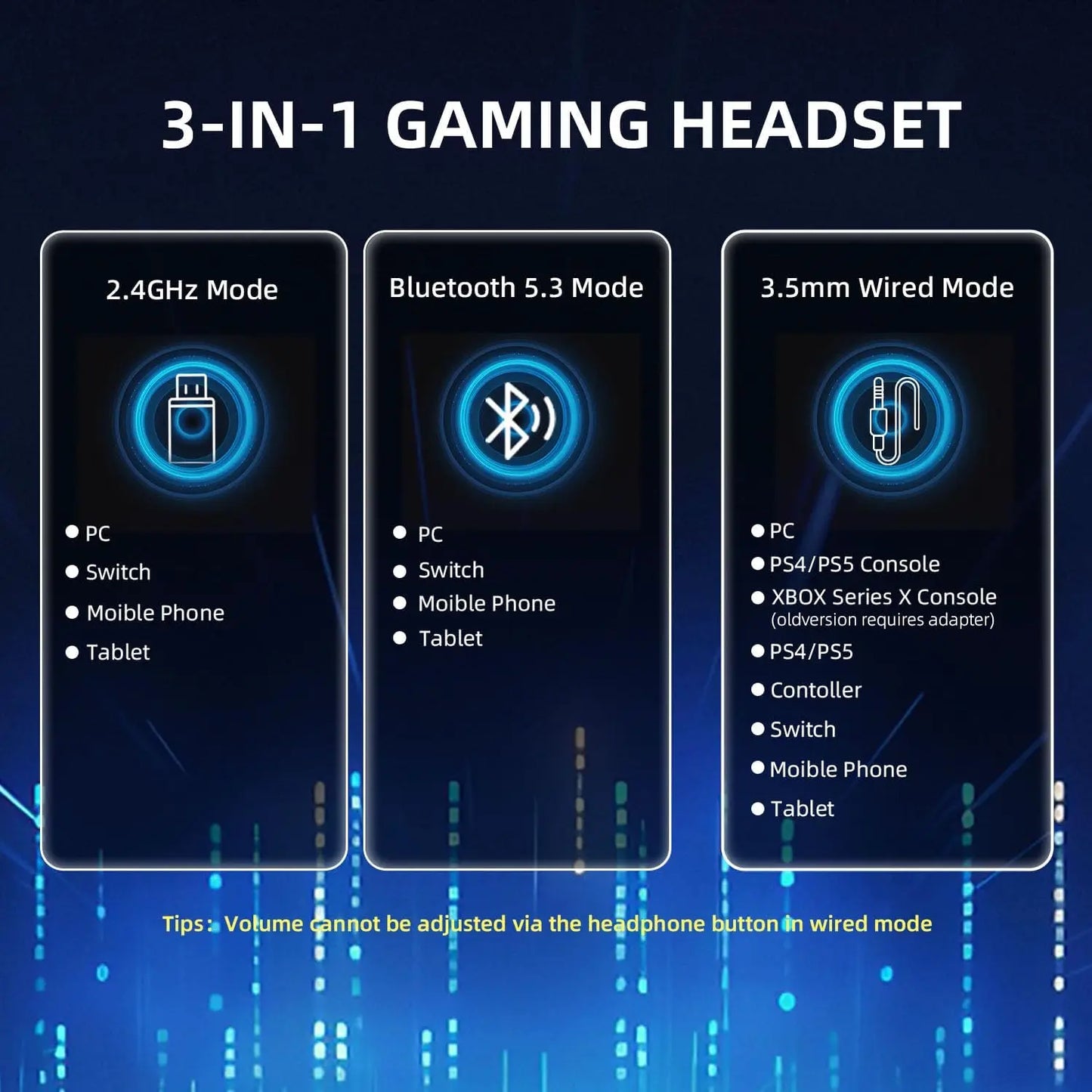 MAMBASNAKE×Attack Shark L80PRO Gaming Headset, Lightweight Over-Ear Gaming Headphones