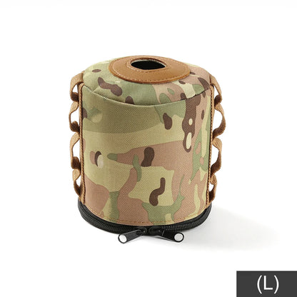 Camping Gas Can Protective Cover Gas Tank Canister Cylinder Case Outdoor Tissue Box Air Bottle Wrap Sleeve Camping Accessories