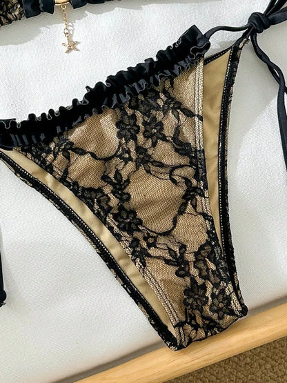 Lace Sexy Bikinis 2026 Women Swimwear Female Swimsuit For Swimming Wear Bathing Suits Brazilian Bikini Set Beachwear Pool Bather