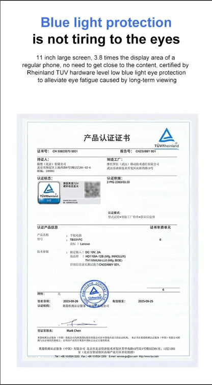 LenovoLenovo XiaoxinPad 2024  Storage Qualcomm Snapdragon 685 Octa-core ProcessorVersion 8MP 11-inch WiFi