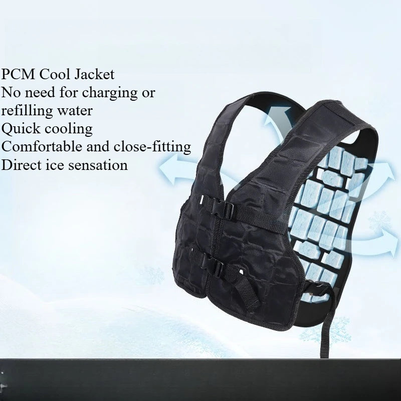 New Model PCM Cooling Jacket for Summer Cooling, Suitable for Outdoor Construction Sites, Fire Fighting and Refrigeration.
