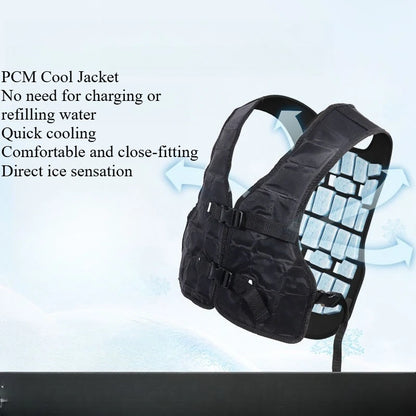 New Model PCM Cooling Jacket for Summer Cooling, Suitable for Outdoor Construction Sites, Fire Fighting and Refrigeration.
