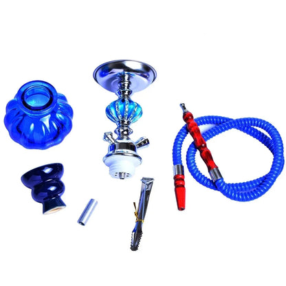 Glass Hookah Shisha Pipe Kit with Ceramic Bowl Leather Hose Charcoal Tong Water Pipe Chicha Sheesha Narguile Shisha Hookah