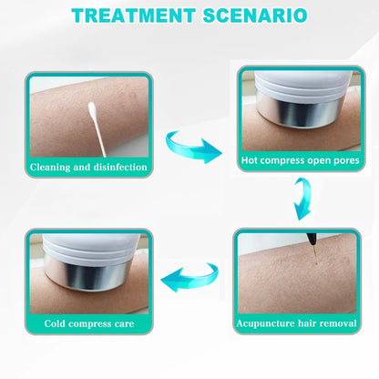 2 in 1 Electrolysis Hair Removal Machine Painless Permanent Hair Remove Machine for Women Men Bikini Body Home Salon Use