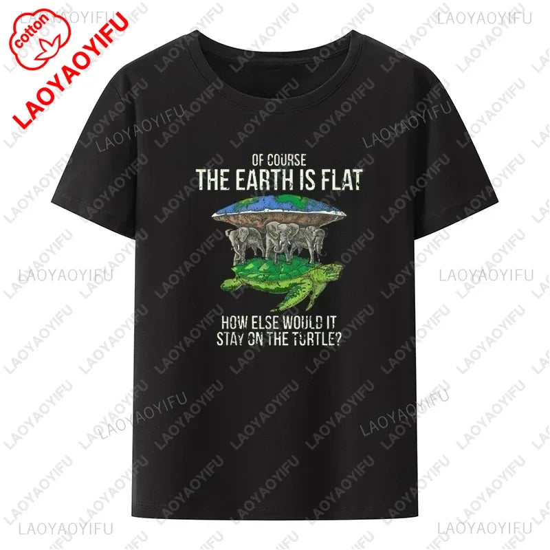 Funny Flat Earth Astronaut Well That Sucks T-Shirt Retro Male T Shirts Summer Breathable Outdoors Woman Man Graphic T Shirts