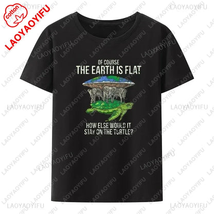 Funny Flat Earth Astronaut Well That Sucks T-Shirt Retro Male T Shirts Summer Breathable Outdoors Woman Man Graphic T Shirts