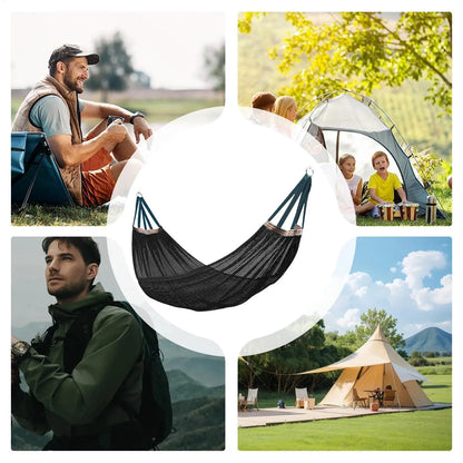 Camping Leisure Hammock, Sturdy Lightweight Outdoor Furniture, Relaxing Tree Swing for Garden Balcony Patio Camping Daily Use