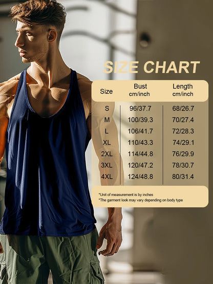 2025 New Men's Sleeveless T Shirt Cross Print Bodybuilding Muscle Sleeveless T Shirt Loose Fitness Sports Vest Bodybuilding Tops