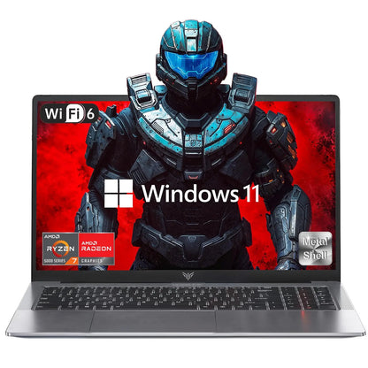 KAMRUI Gaming Laptop 15.6inch Laptop with AMD Ryzen 7 7730U 16GB 512GB Windows 11 High Performance Laptop ComputerRadeon WiFi 6