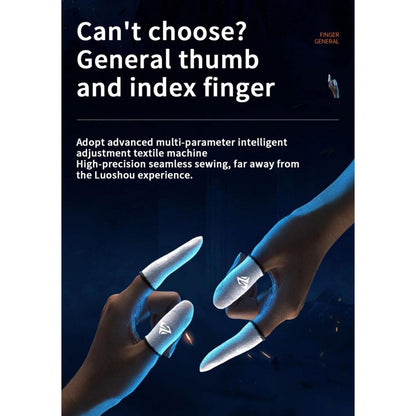 Gaming Finger Sleeves Breathable Gaming Finger Cots for Mobile Game Controllers Gloves for Gaming