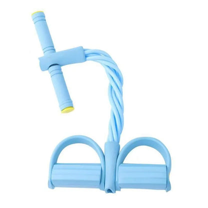 6-Tube Resistance Bands Set with Foam TPE Yoga Pedal Puller Sport At Home Shoulder Opening 8-Line Tension Rope Fitness Equipment