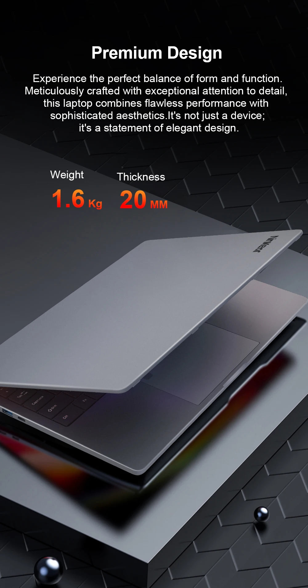 Ninkear A15 Plus 2026 Gaming Laptop Computers AMD Ryzen™ 7 5825U 4.5Ghz 15.6' FHD IPS 16GB DDR4 + 1TB SSD Backlit Keyboard FP Unlock