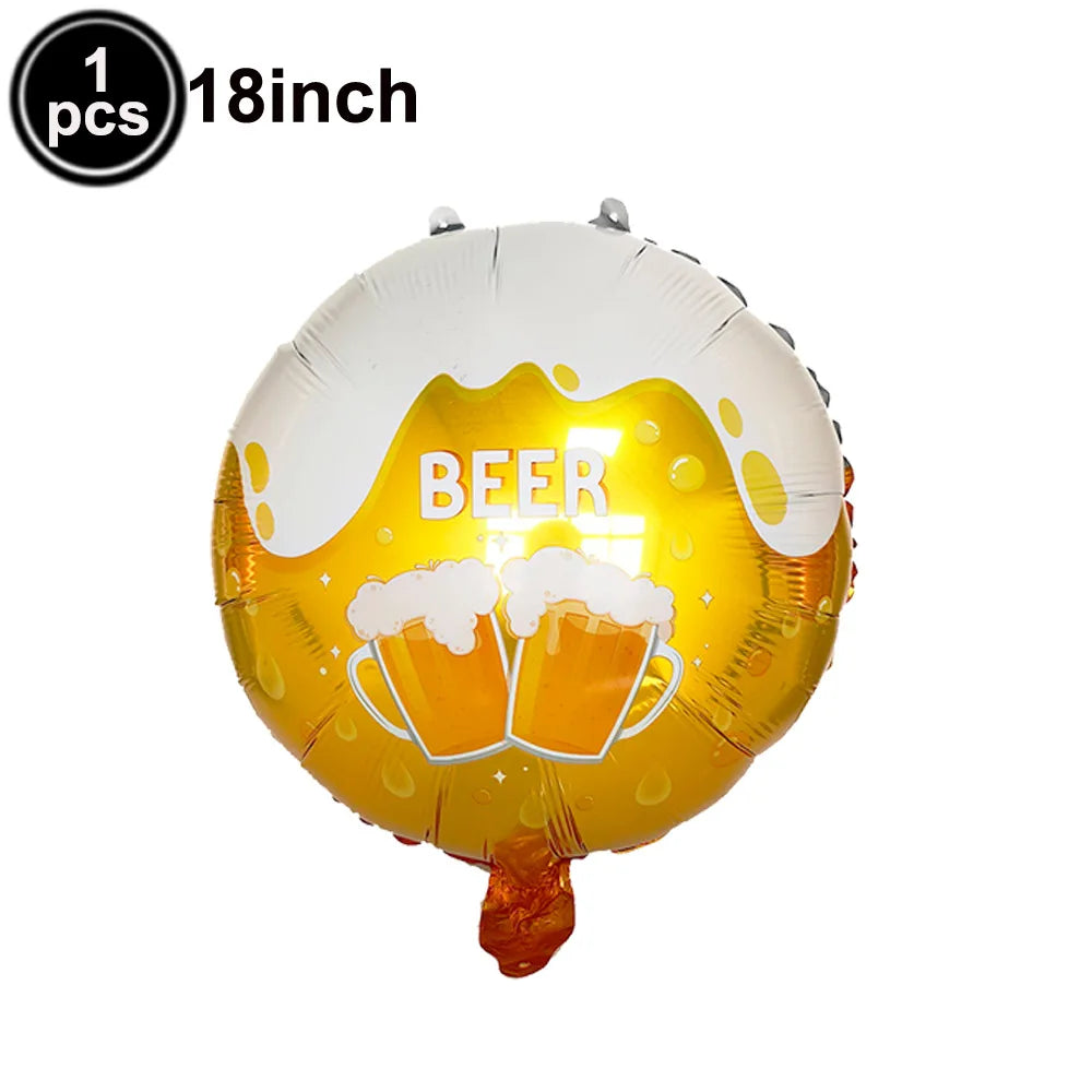 Super Dad Balloons Happy Father's Day Champagne Foil Helium Ball Champagne Beer Ballon Father's Day Gifts Supplies Globos