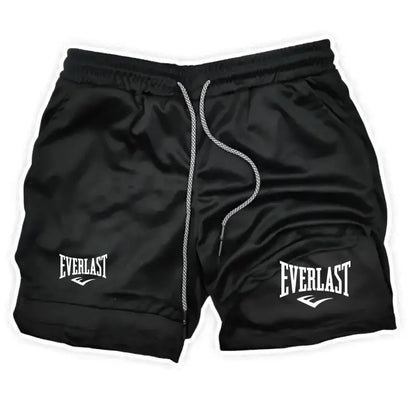 Men Running Shorts 2 In 1 Double-deck Sport Shorts Sportswear Gym Fitness Short Pants Training Jogging Bottom  ClothingMen's