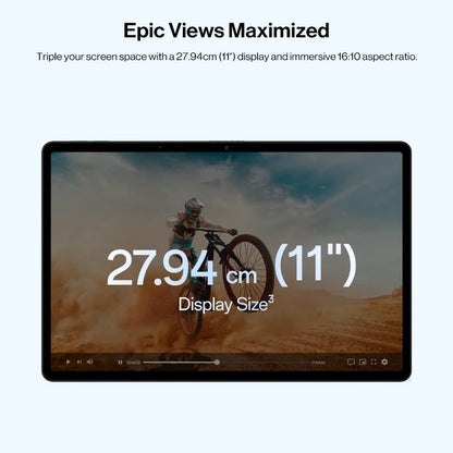 2025 OnePlus Pad Lite Global Version Tablet 11" Eye Care Display Quad Speakers 9340mAh Battery Bluetooth 5.4 OxygenOS 15