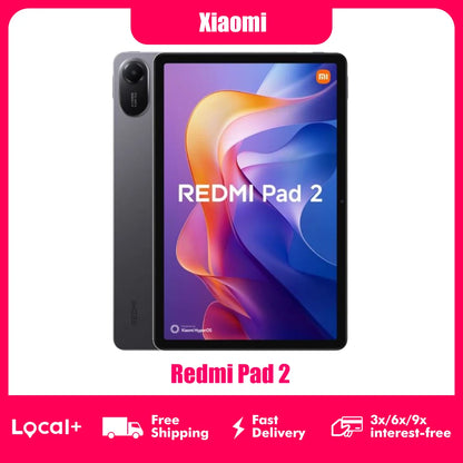 Xiaomi Redmi Pad 2 4GB/128GB 6GB/128GB 8GB/256GB 9000mAh Battery 11" 2.5K WiFi Global Version Tablet PC