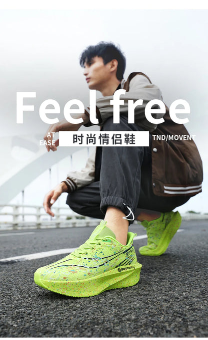 Men's Sneakers Trend Walking Speciality Carbon Board Marathon Sports Shoes Male Running Athletic Nonskid Sneakers﻿ For Women