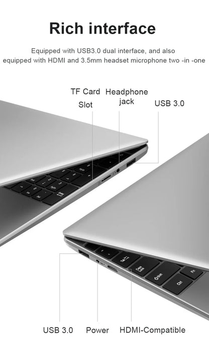 Intel Core i9-10980hk 14.1” Gaming i9 Laptop Windows 11 16GB RAM 1/2TB M.2 SSD Laptops 4K HD Gaming Notebook PC