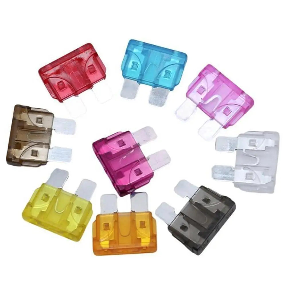 50/100pcs Automotive Fuses Fuses Automotive Fuses 2A/3A/5A/7.5A/10A/15A/20A/25A/30A/35A Amp Automotive Repair Tools