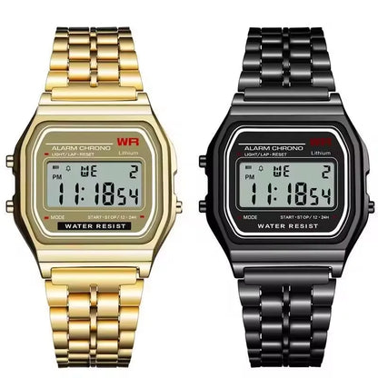 2025 Digital Watches For Men Sports Waterproof Bracelet Clock Gold Electronice LED Wristwatch Women Casucal montre homme relogio